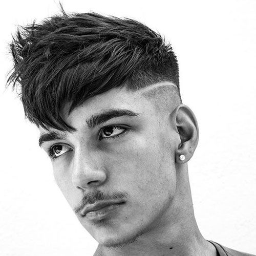 Cabelo com deals franja masculino 2018